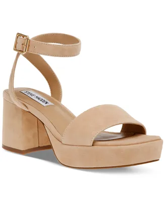 Steve Madden Women's Mercerr Two-Piece Block-Heel Dress Sandals