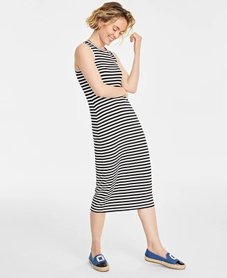 On 34th Women's Rib-Knit Midi Tank Dress