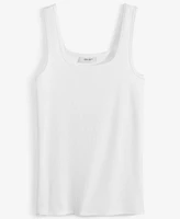 On 34th Women's Ribbed Square-Neck Tank