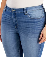 Celebrity Pink Trendy Plus Mid Rise Infinite Stretch Dawson Super-Skinny Jeans