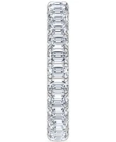 Diamond Emerald-Cut Eternity Band (2 ct. t.w.) 14k Gold (Also Platinum)