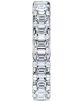 Diamond Emerald-Cut Eternity Band (4 ct. t.w.) 14k Gold (Also Platinum)