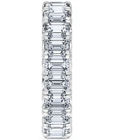 Diamond Emerald-Cut Eternity Band (5 ct. t.w.) 14k Gold (Also Platinum)