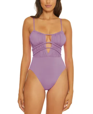 Becca Women's Color Code Cutout One-Piece Swimsuit