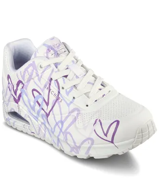 Skechers Women's JGoldcrown- Street Uno - Spread the Love Casual Sneakers from Finish Line