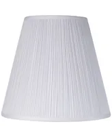 Finish Medium Mushroom Pleated Lamp Shade 9" Top x 16" Bottom x 14.5" High x 14.75" Slant (Spider) Replacement with Harp and Finial - Springcrest