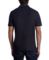 Karl Lagerfeld Paris Men's Slim Fit Short-Sleeve Pique Polo Shirt, Created for Macy's