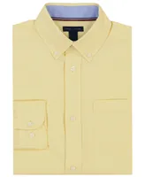 Tommy Hilfiger Big Boys Long Sleeve Fashion Pinpoint Oxford Dress Shirt