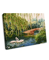 Painting by Numbers kit Swans on the lake - Assorted Pre