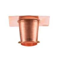 Marrgon 2 Inch Copper Gutter Adapter - Rain Chain Hanger & Diverter