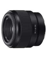 Sony Fe 50mm f/1.8 Lens with 64GB Memory Card Bundle