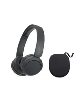 Sony Wh-CH520 Wireless Bluetooth On-Ear Headset (Black) with Hard Case