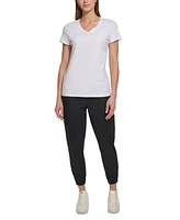 Dkny Sport Women's V-Neck Short-Sleeve T-Shirt