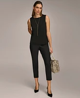 Donna Karan Women's Crewneck Sleeveless Top