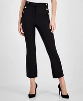 I.n.c. International Concepts Women's High-Rise Sailor Crop Straight-Leg Pants, Created for Macy's