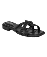 Calvin Klein Women's Tianela Flat Strappy Dress Sandals