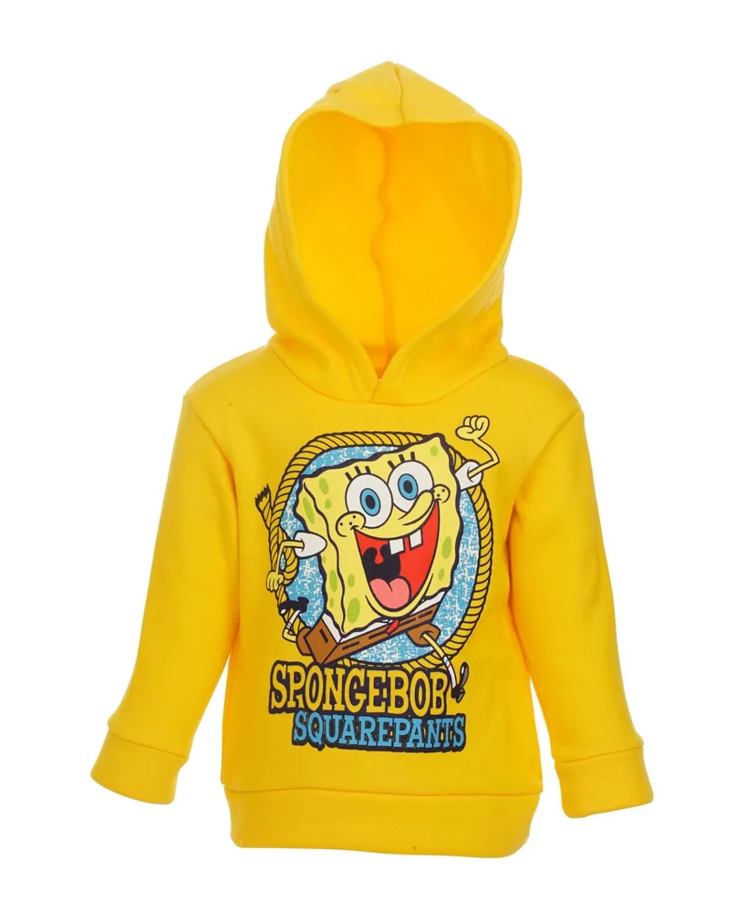 Nickelodeon SpongeBob Square Pants Boys Fleece Pullover Hoodie and Set Toddler| Child