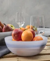 Fortessa La Jolla Glass Large Salad Bowls, Set of 4