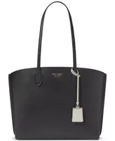 kate spade new york Suite Large Crossgrain Leather Work Tote