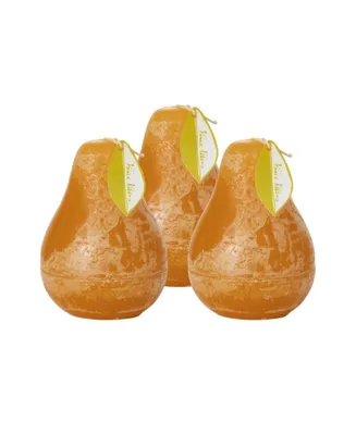 Vance Kitira 4.5" Pear Candles Kit, Set of 3