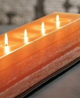 Vance Kitira 22.75" Layered Brick Candle