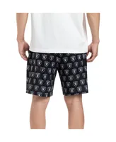 Men's Concepts Sport Black Las Vegas Raiders Gauge Jam Two-Pack Shorts Set