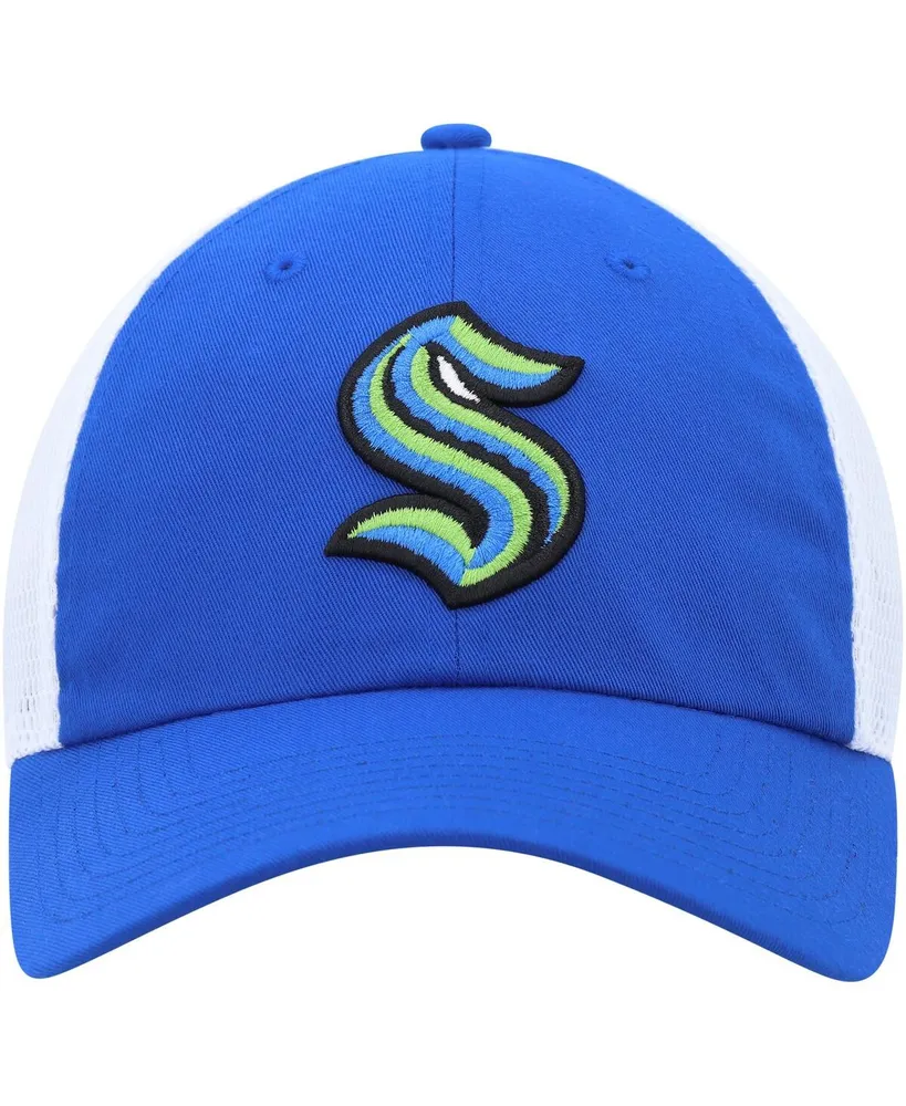 Men's adidas Blue Seattle Kraken Color Pop Trucker Adjustable Hat