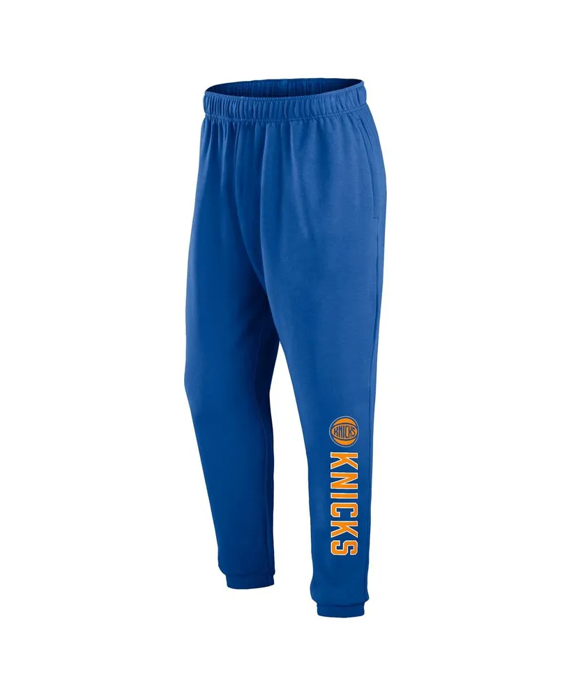 Men's Fanatics Blue New York Knicks Big and Tall Chop Block Pants