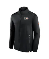 Men's Fanatics Black Philadelphia Flyers Authentic Pro Full-Zip Jacket