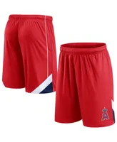 Men's Fanatics Red Los Angeles Angels Slice Shorts