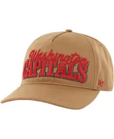 Men's '47 Brand Tan Washington Capitals Barnes Hitch Adjustable Hat