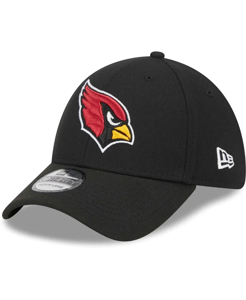 Men's New Era Black Arizona Cardinals Main 39THIRTY Flex Hat