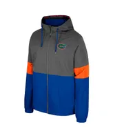 Men's Colosseum Charcoal Florida Gators Miles Full-Zip Jacket