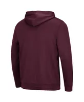 Men's Colosseum Maroon Mississippi State Bulldogs Resistance Pullover Hoodie