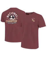 Men's and Women's Garnet Florida State Seminoles 2023 Ncaa Soccer National Champions T-shirt