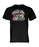 Men's Blue 84 Black Florida State Seminoles Vs. Georgia Bulldogs 2023 Orange Bowl Matchup T-shirt