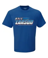 Men's Hendrick Motorsports Team Collection Royal Kyle Larson HendricksCars.com Dominator T-shirt