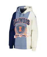 Women's Gameday Couture Navy Illinois Fighting Illini Hall of Fame Colorblock Pullover Hoodie