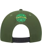 Men's New Era Green Teenage Mutant Ninja Turtles Wordmark Trucker 9FIFTY Snapback Hat