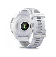 Garmin Forerunner 965 Unisex Smart watch - Whitestone/Powder Gray Rubber Strap