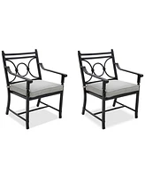 Wythburn Mix and Match Scroll Outdoor Dining Chairs