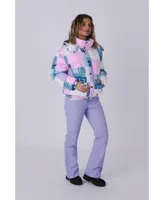 Women's Patchwork Chic Puffer Jacket