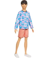 Barbie Fashionistas Ken Doll 219 with Slender Body and Removable Outfit