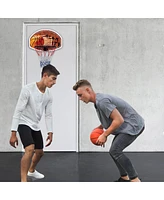 Wall Mounted Fan Backboard with Basketball Hoop and 2 Nets