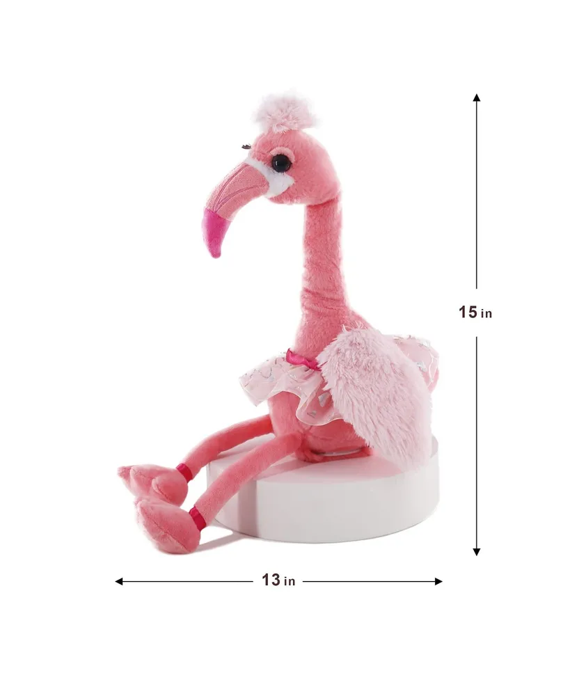 Interactive Dancing Flamingo Toy for Toddlers - Soft Singing Stuffed