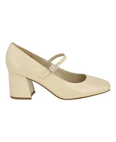 Calvin Klein Women's Jatlee Mary Jane Square Toe Block Heel Janes