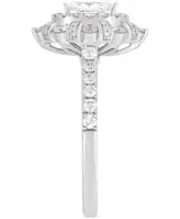 Diamond Marquise Halo Engagement Ring (1 ct. t.w.) in 14k White Gold