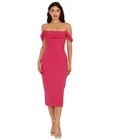 Dress the Population Women's Vickie Off-The-Shoulder