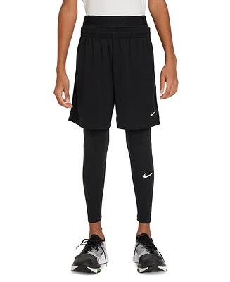 Nike Big Boys Pro Dri-fit Stretch Performance Leggings