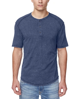 Buffalo David Bitton Men's Kitte Regular-Fit Textured Henley